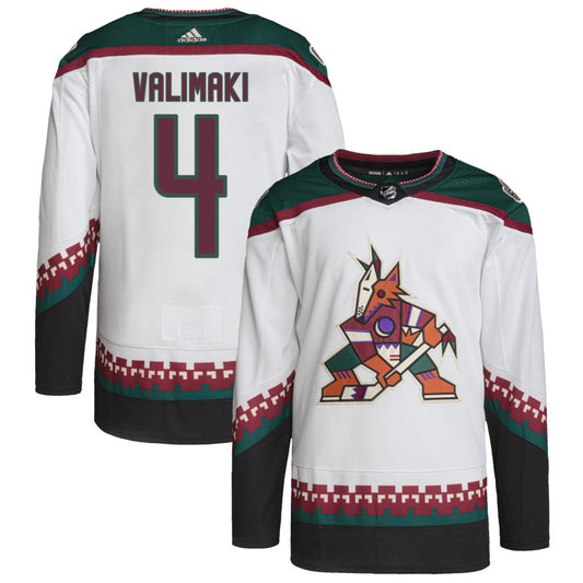 Juuso Valimaki Arizona Coyotes Primegreen Authentic Pro Jersey - White