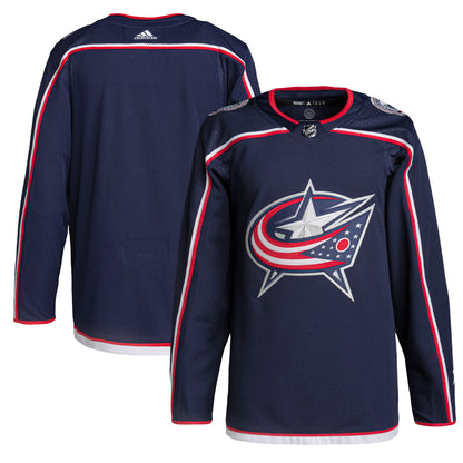 Columbus Blue Jackets Home Primegreen Authentic Pro Jersey - Navy