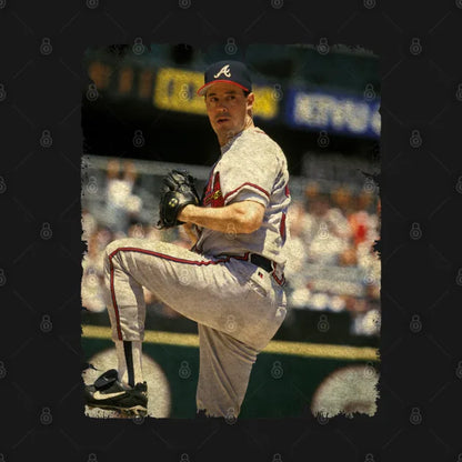 Greg Maddux In Atlanta Braves Hoodie