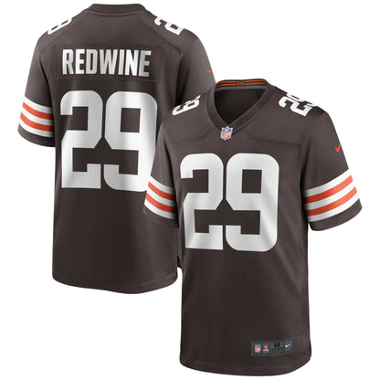 Sheldrick Redwine Cleveland Browns Game Jersey - Brown