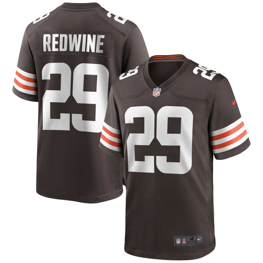 Sheldrick Redwine Cleveland Browns Game Jersey - Brown