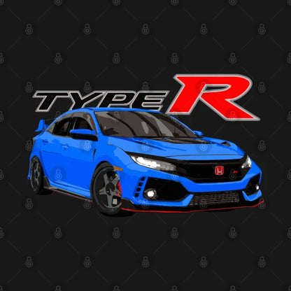 Civic Type R Boost Blue Hoodie