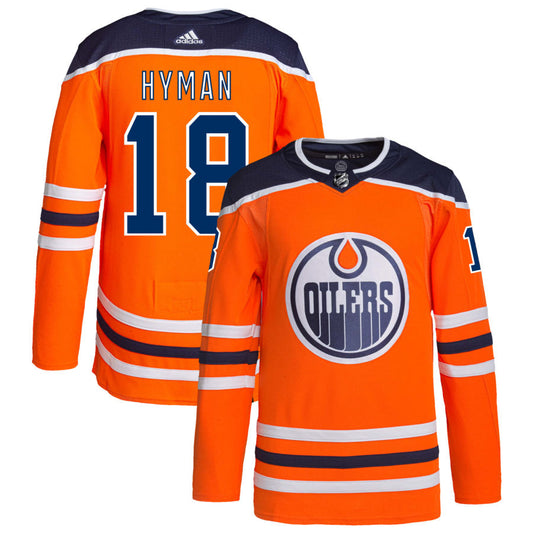 Zach Hyman Edmonton Oilers Home Authentic Pro Jersey - Orange