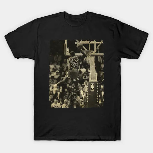 Michael Jordan In The 1987 Dunk Contest T-Shirt