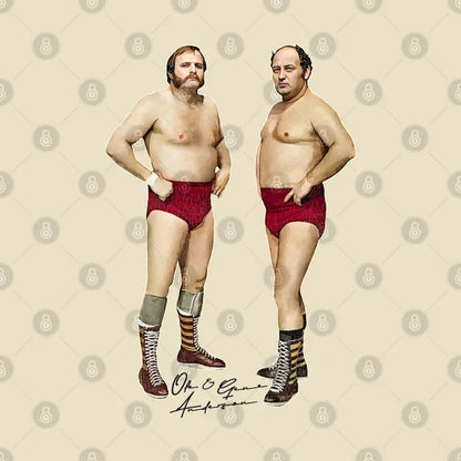 Ole And Gene Anderson - Vintage Pro Wrestling T-Shirt