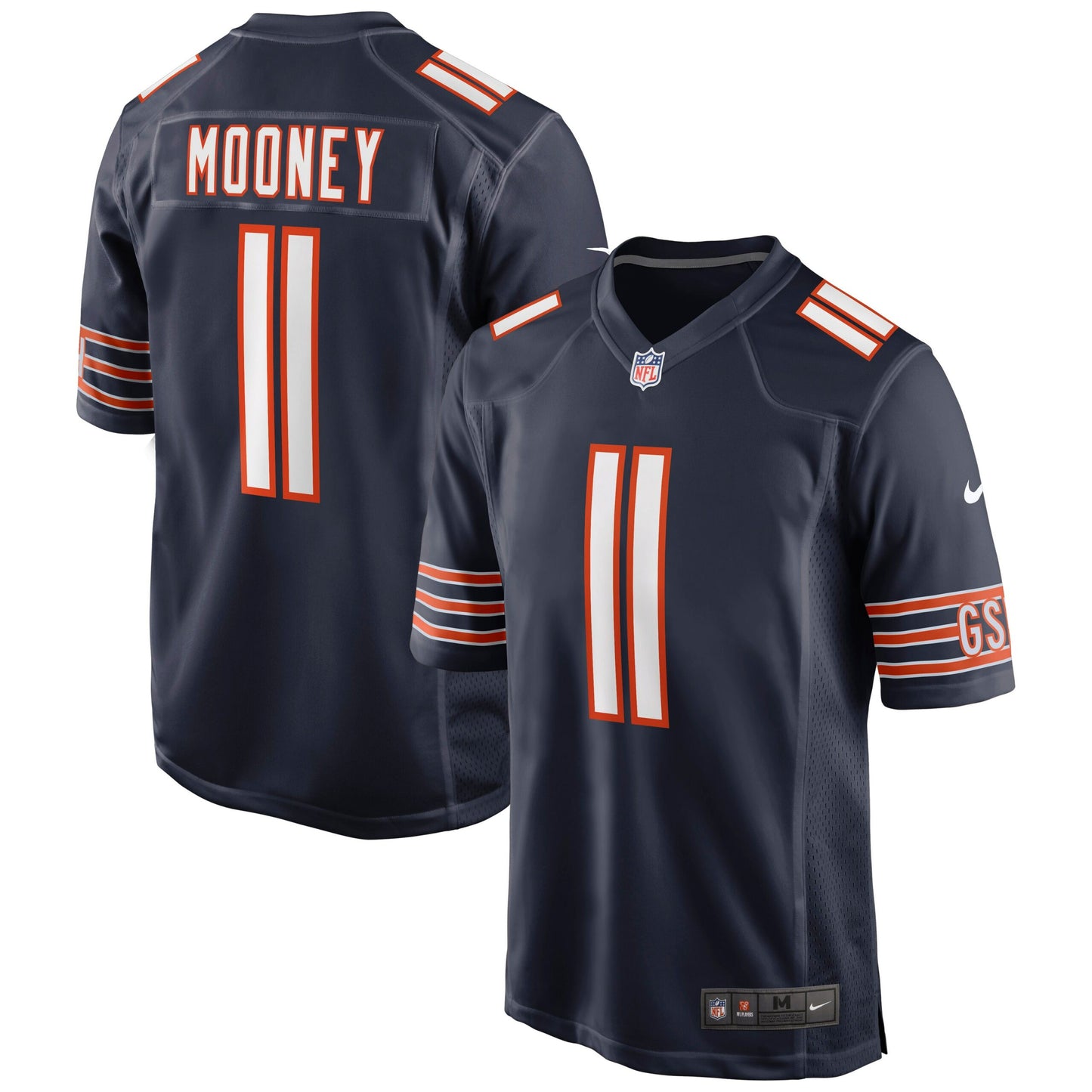 Darnell Mooney Chicago Bears Game Jersey - Navy