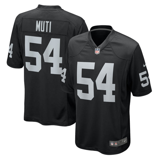 Netane Muti Las Vegas Raiders Team Game Jersey - ?Black