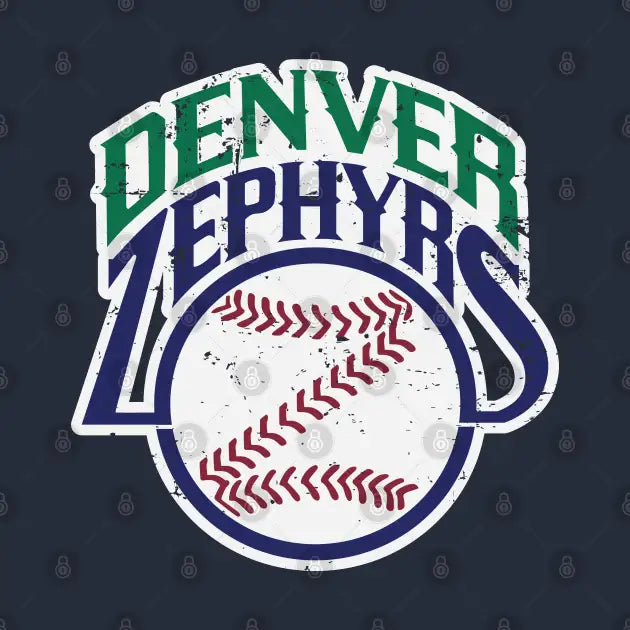 Denver Zephyrs Defunct Vintage Baseball Hoodie