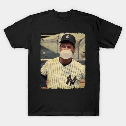 Don Mattingly (Donnie Baseball) In New York Yankees T-Shirt