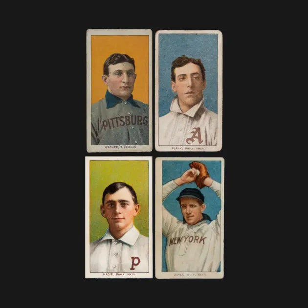 T206 Big Four Cards - Wagner, Plank, Magie, & Doyle Hoodie