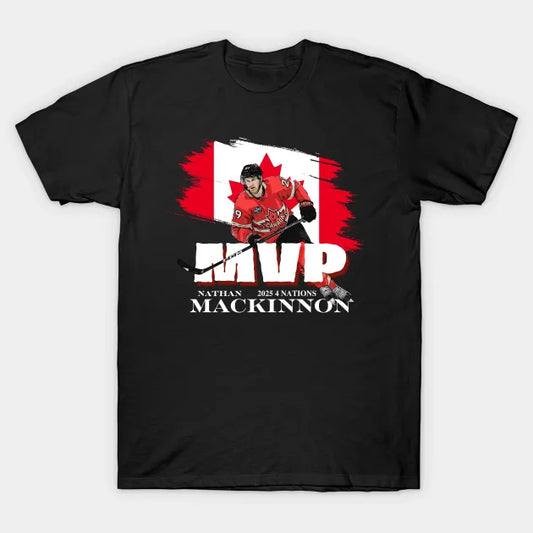 2025 4 Nations Mvp Nathan Mackinnon #29 Hockey Cartoon T-Shirt