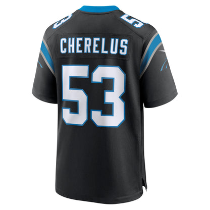 Claudin Cherelus Carolina Panthers Team Game Jersey - ?Black