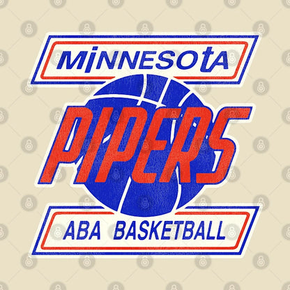 Defunct Minnesota Pipers Basketball Team T-Shirt