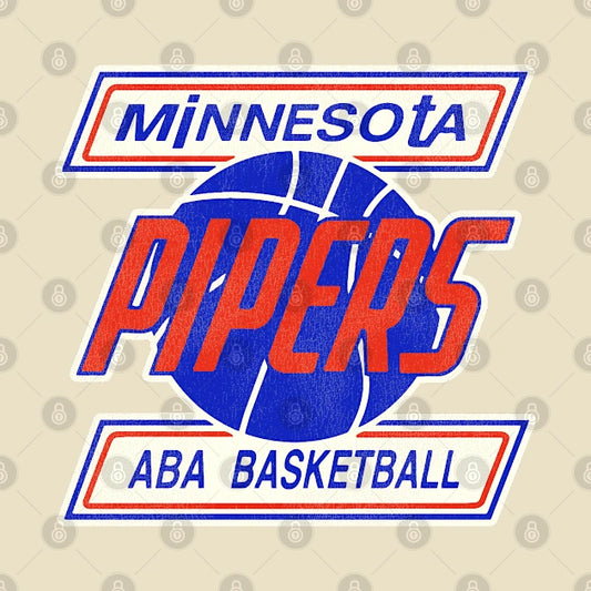 Defunct Minnesota Pipers Basketball Team T-Shirt