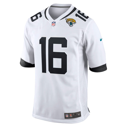 Trevor Lawrence Jacksonville Jaguars White Game Jersey - White
