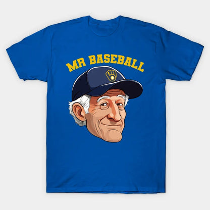 Mr Baseball Bob Uecker Baseball Fan Tribute T-Shirt