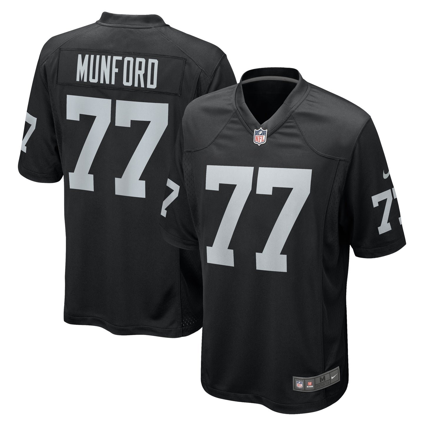 Thayer Munford Jr. Las Vegas Raiders Team Game Jersey - ?Black