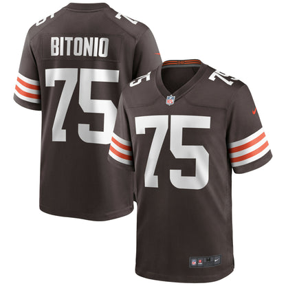 Joel Bitonio Cleveland Browns Game Jersey - Brown