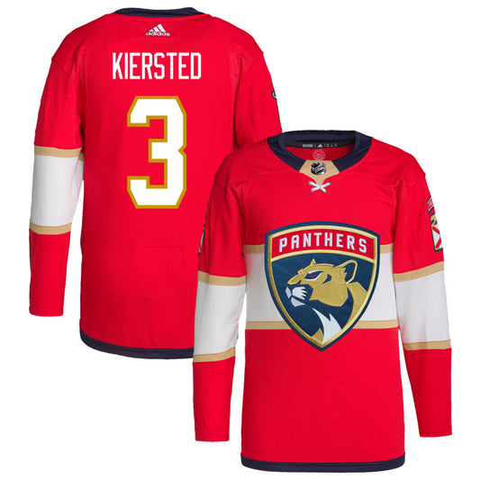 Matt Kiersted Florida Panthers Home Primegreen Authentic Pro Jersey - Red