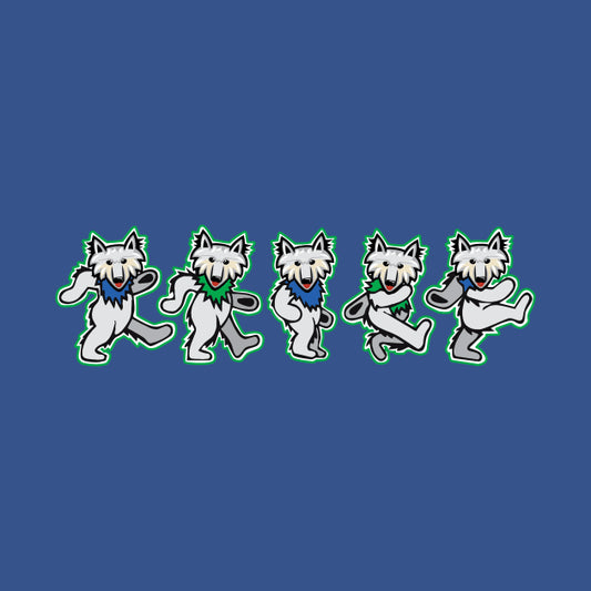 Dancing Grateful Wolves T-Shirt