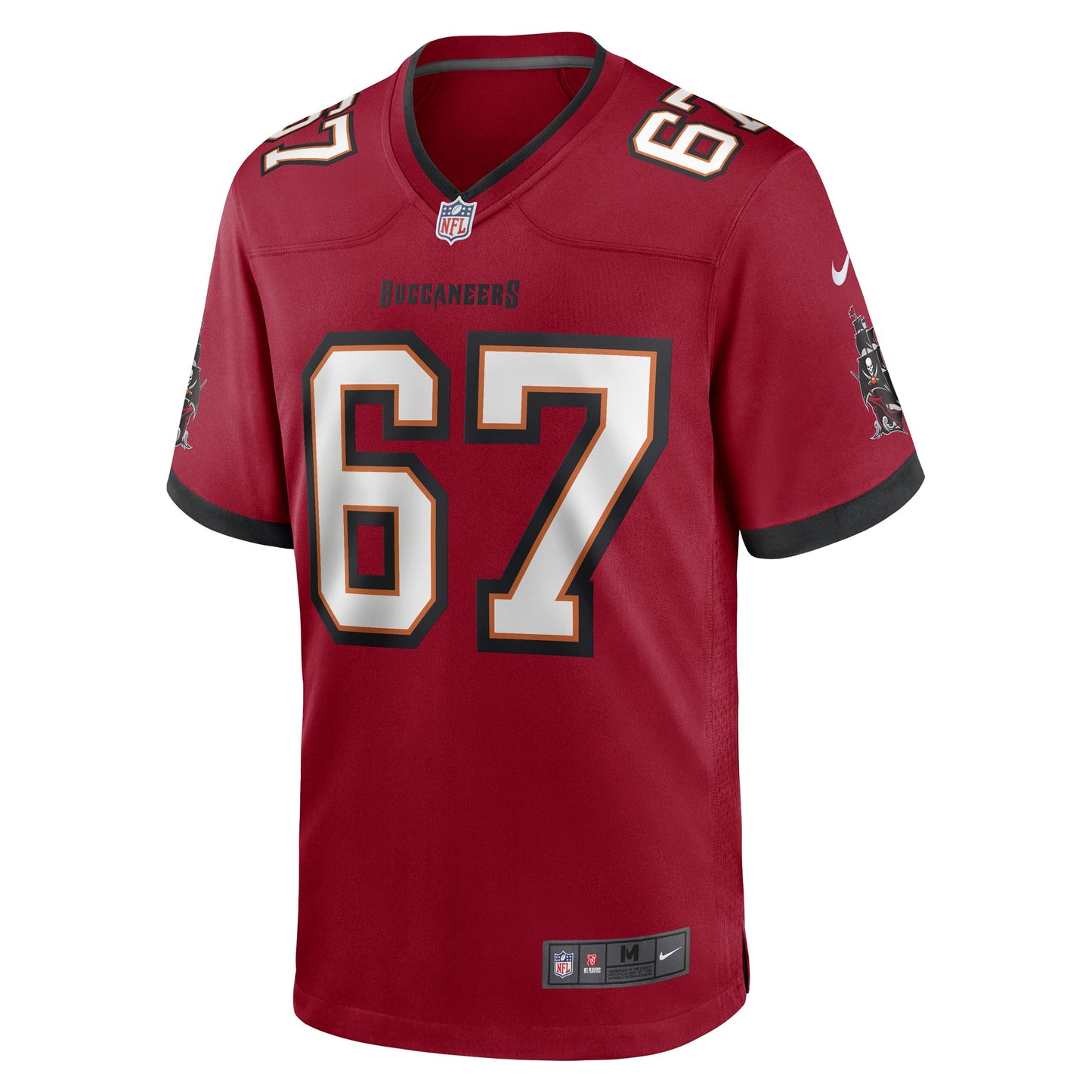 Luke Goedeke Tampa Bay Buccaneers Game Player Jersey - Red