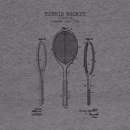Tennis Racket Patent Hoodie