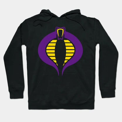 Purple And Gold Cobra Hoodie