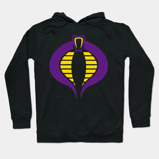 Purple And Gold Cobra Hoodie