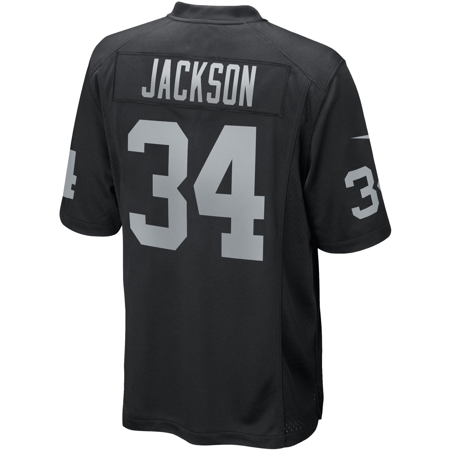 Bo Jackson Las Vegas Raiders Game Retired Player Jersey - Black