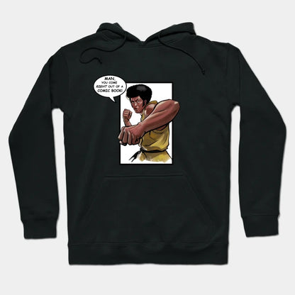 Jim Kelly Comic Hoodie