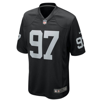 Maliek Collins Las Vegas Raiders Game Jersey - Black