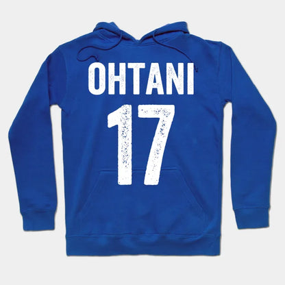 Ohtani 17 - White Font Hoodie