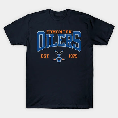 Retro Edmonton Hockey T-Shirt