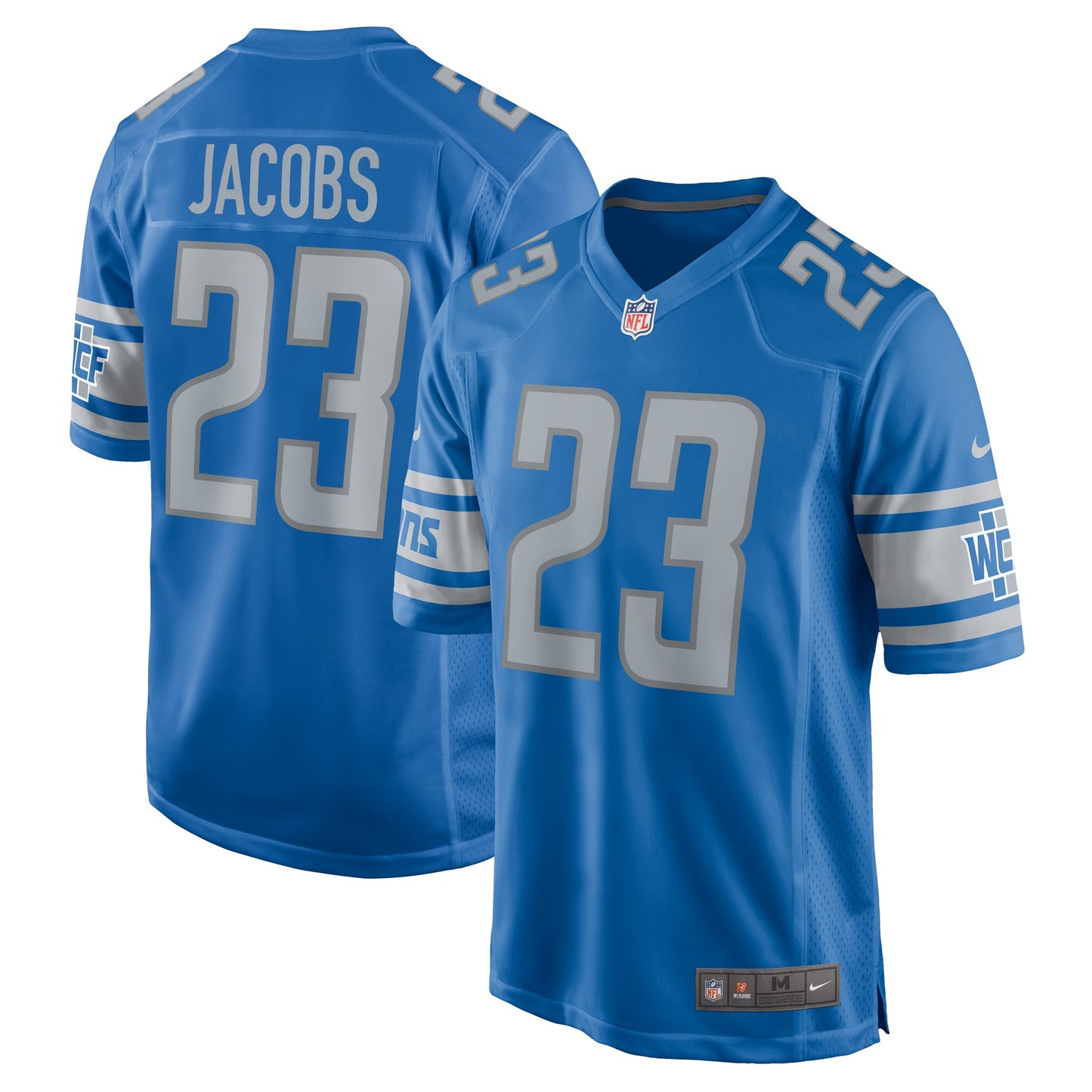 Jerry Jacobs Detroit Lions Team Game Jersey - ?Blue