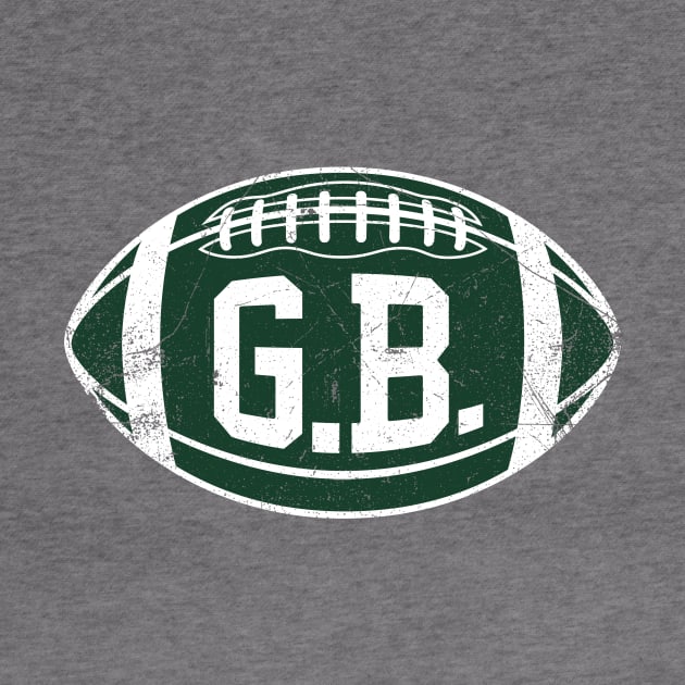 Gb Retro Football - Yellow Hoodie