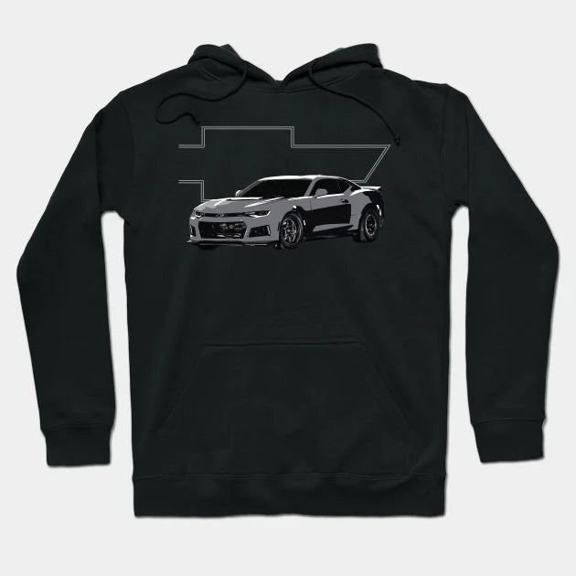 Black 6Th Gen 1Le Ss Zl1 Hoodie