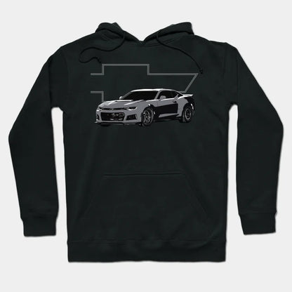 Black 6Th Gen 1Le Ss Zl1 Hoodie