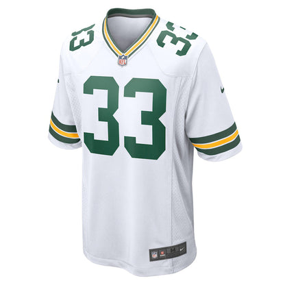 Men's Green Bay Packers Aaron Jones Game Jersey - White