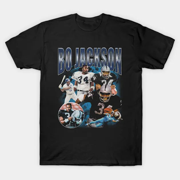 Bo Jackson Vintage Bootleg T-Shirt