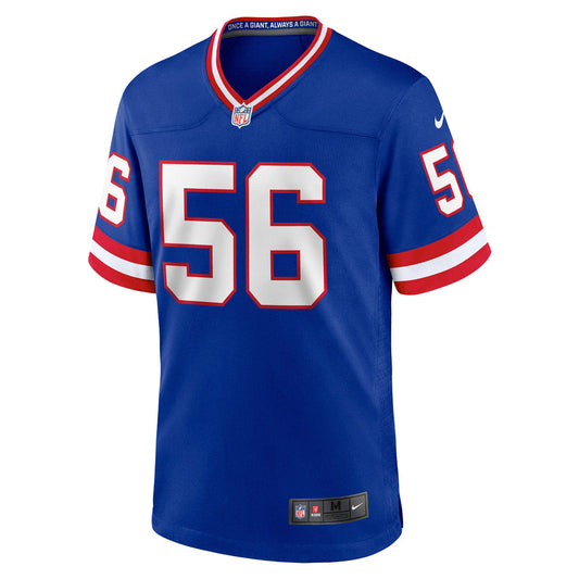 Men's New York Giants Lawrence Taylor Classic Retired Player Game Jersey Royal Blue