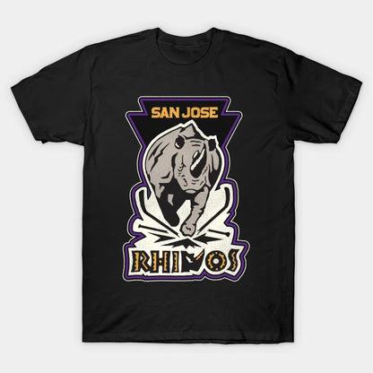 Defunct San Jose Rhinos Roller Hockey T-Shirt