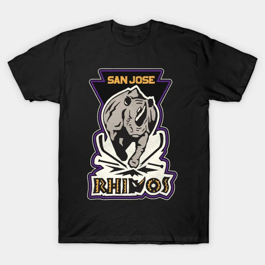 Defunct San Jose Rhinos Roller Hockey T-Shirt