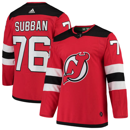 P.K. Subban New Jersey Devils Authentic Player Jersey - Red