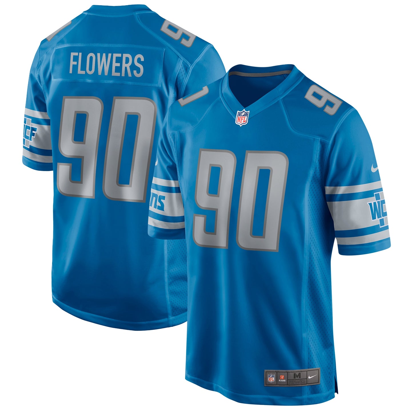 Trey Flowers Detroit Lions Game Jersey - Blue