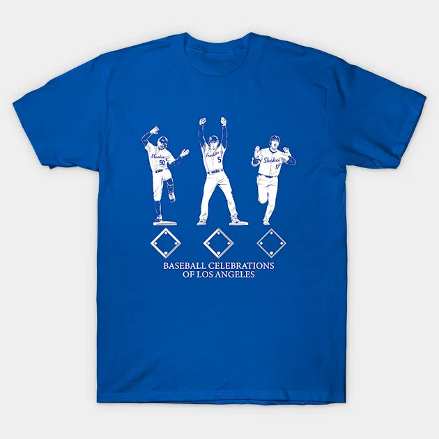 Baseball Celebrations Of Los Angeles T-Shirt