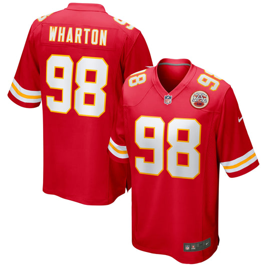 Tershawn Wharton Kansas City Chiefs Game Jersey - Red