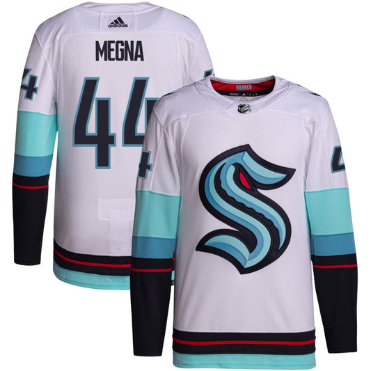 Jaycob Megna Seattle Kraken Away Primegreen Authentic Jersey - White