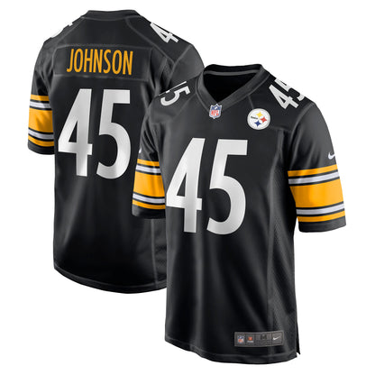 Buddy Johnson Pittsburgh Steelers Player Game Jersey - Black
