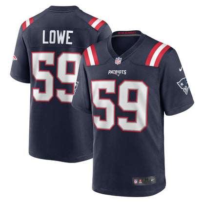 Vederian Lowe New England Patriots Team Game Jersey - ?Navy