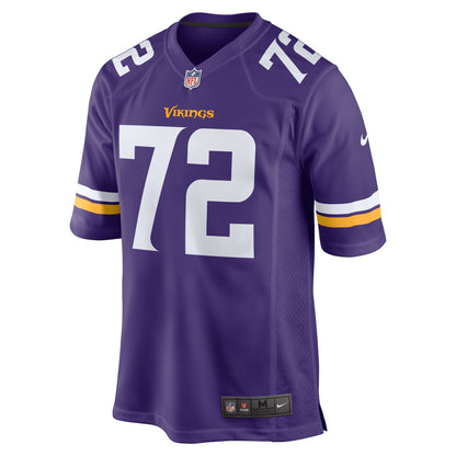 Ezra Cleveland Minnesota Vikings Game Jersey - Purple